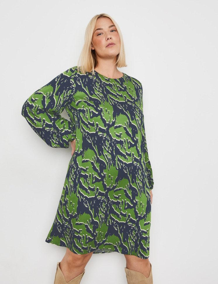 Платье миди из мягкой вискозы