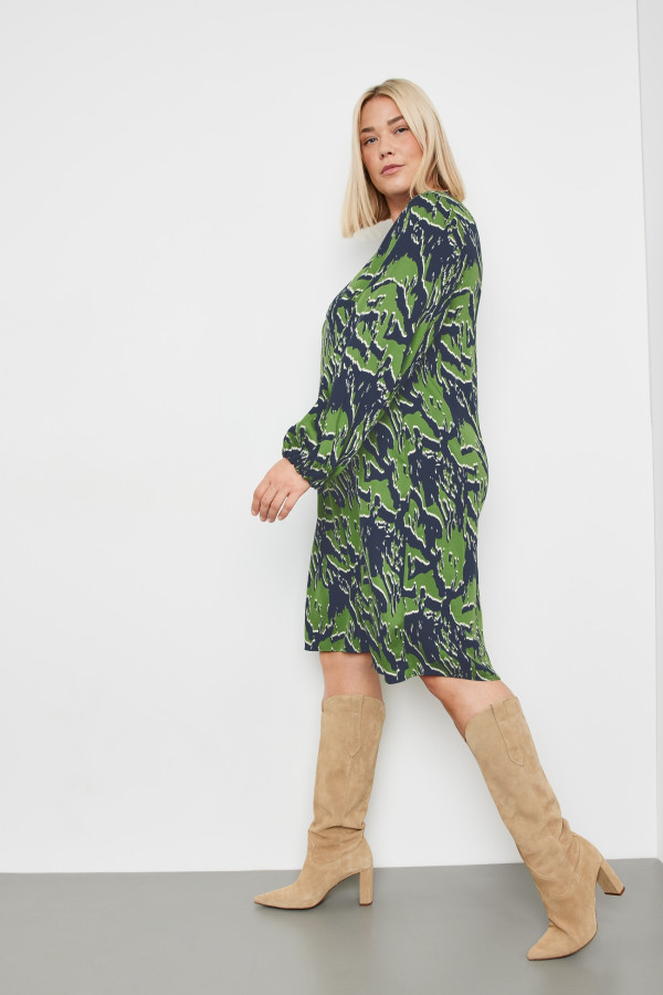 Платье миди из мягкой вискозы