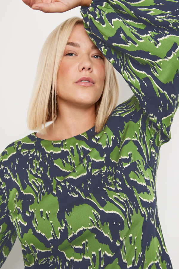 Платье миди из мягкой вискозы