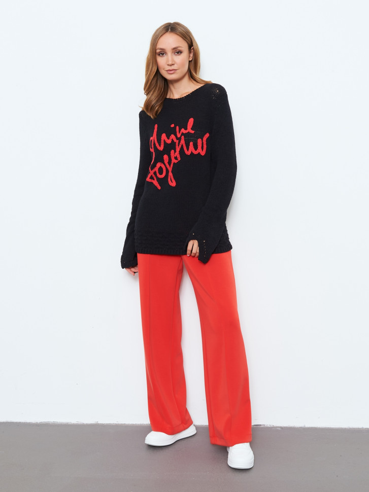 Джемпер с надписью