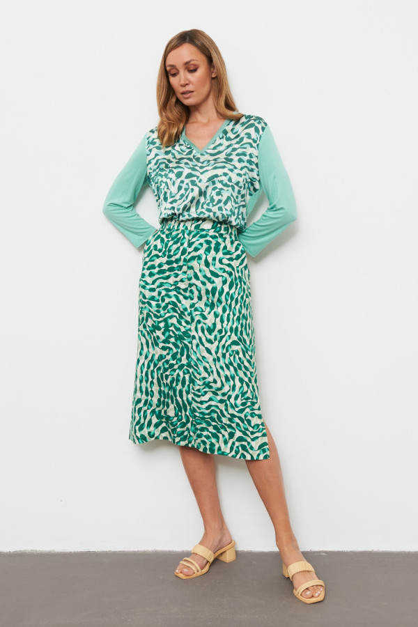 Юбка изо льна