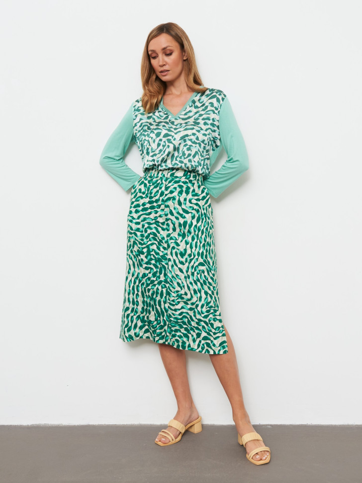 Юбка изо льна