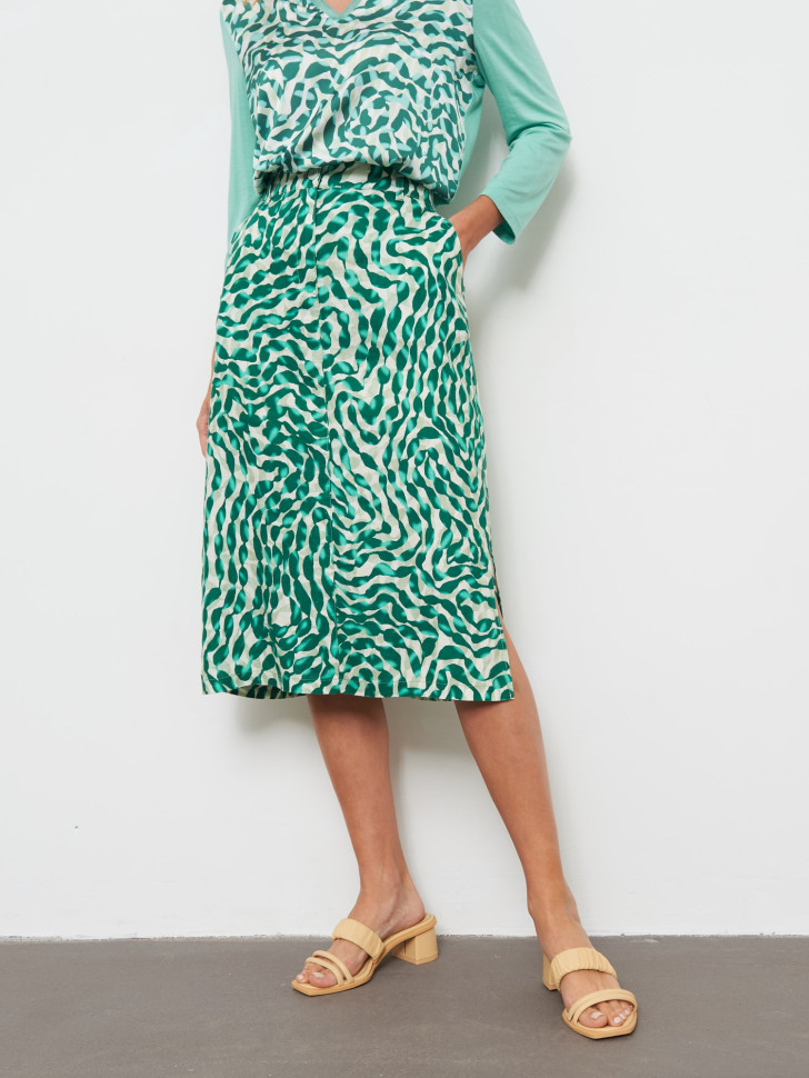 Юбка изо льна