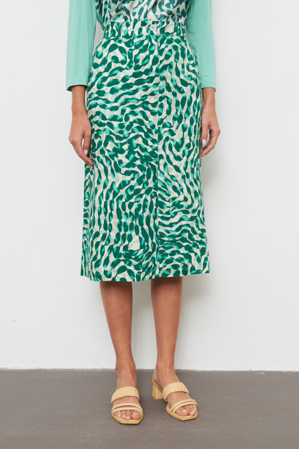 Юбка изо льна