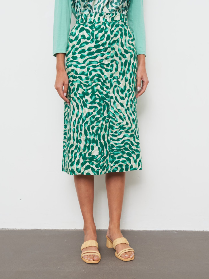 Юбка изо льна