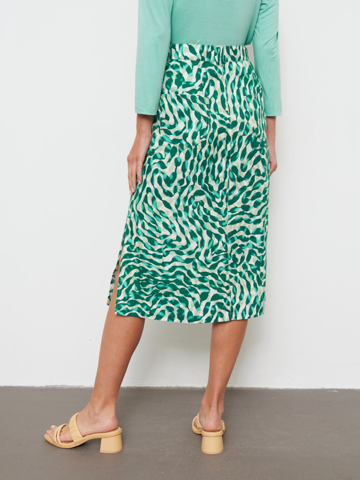 Юбка изо льна