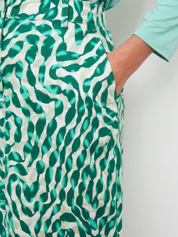 Юбка изо льна