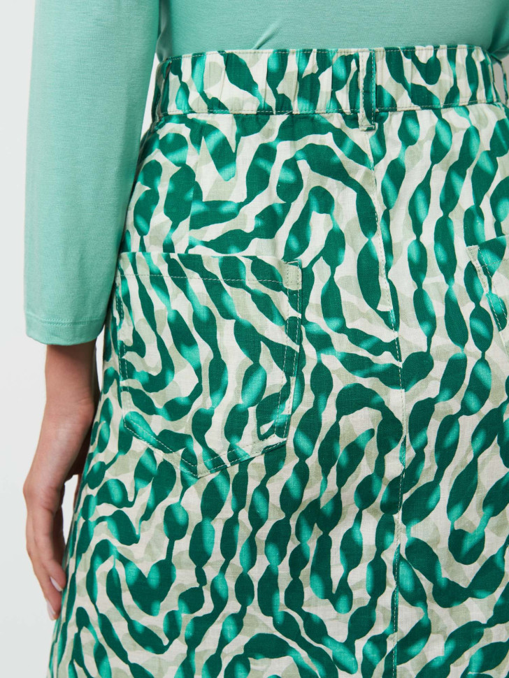 Юбка изо льна