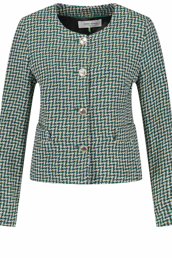 Жакет из ткани букле