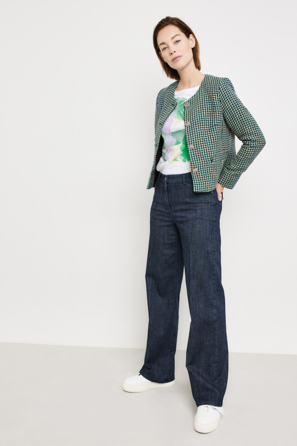 Жакет из ткани букле