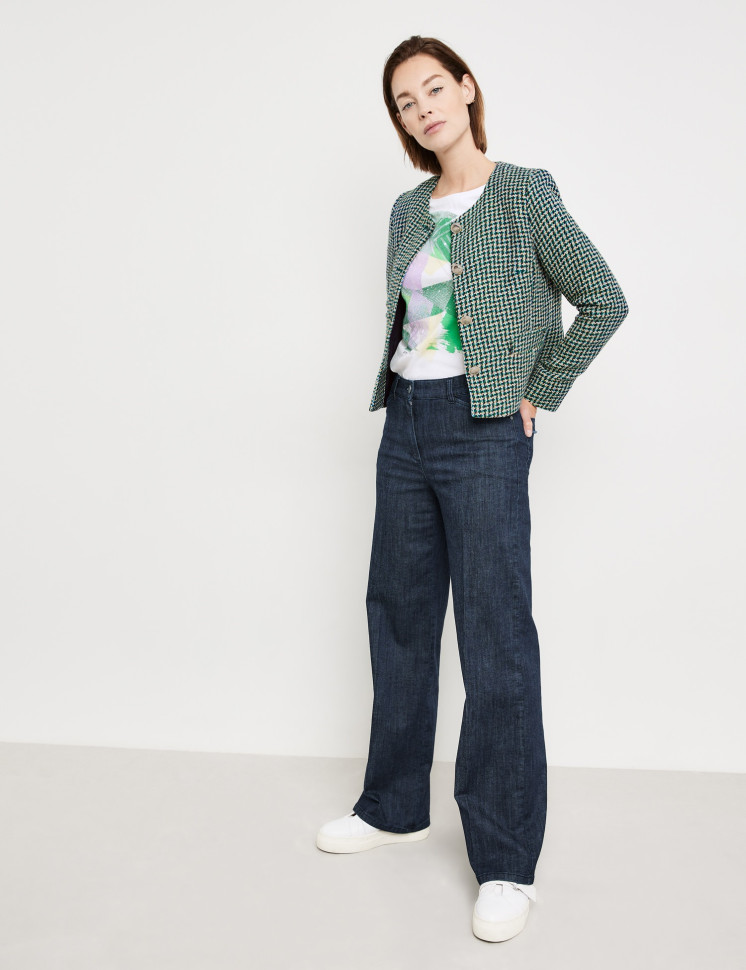 Жакет из ткани букле