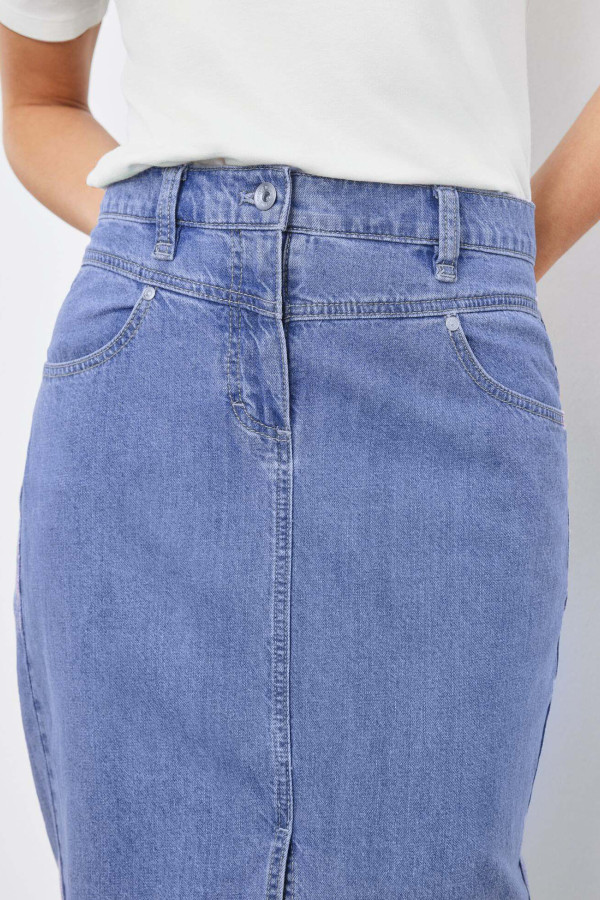 Юбка-макси из денима