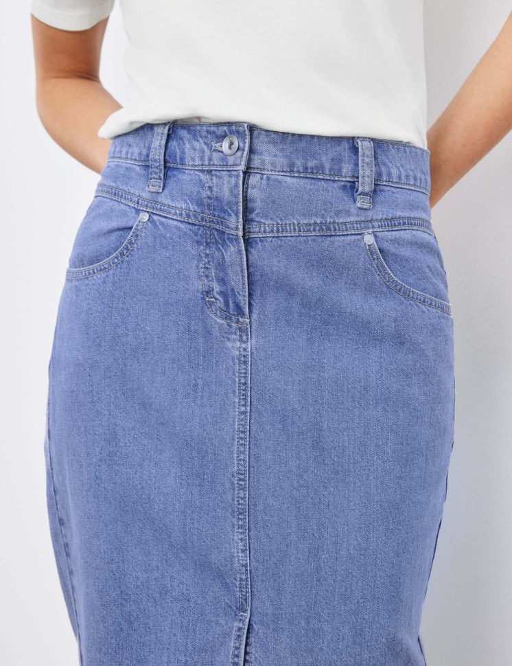 Юбка-макси из денима