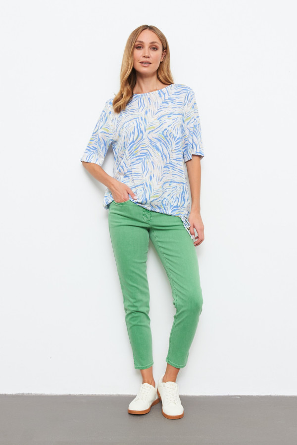 Блузка с кулиской на талии