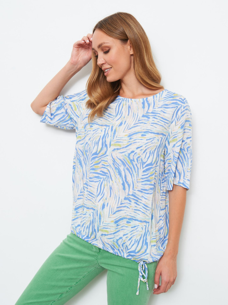 Блузка с кулиской на талии