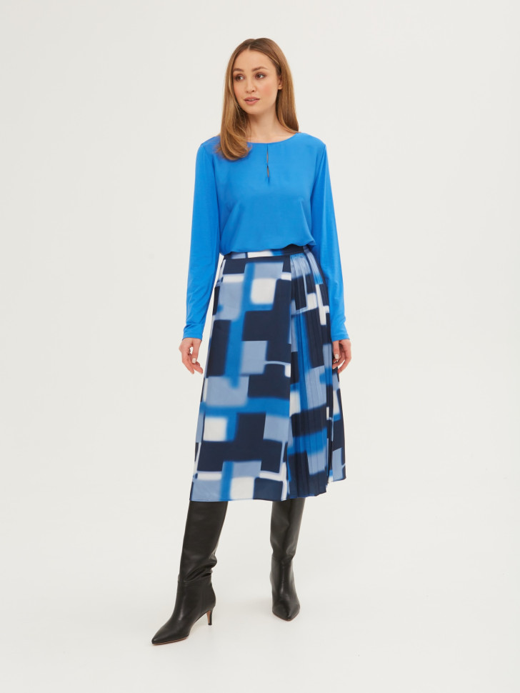 Юбка макси с принтом