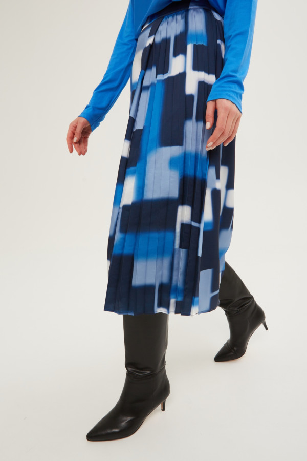 Юбка макси с принтом