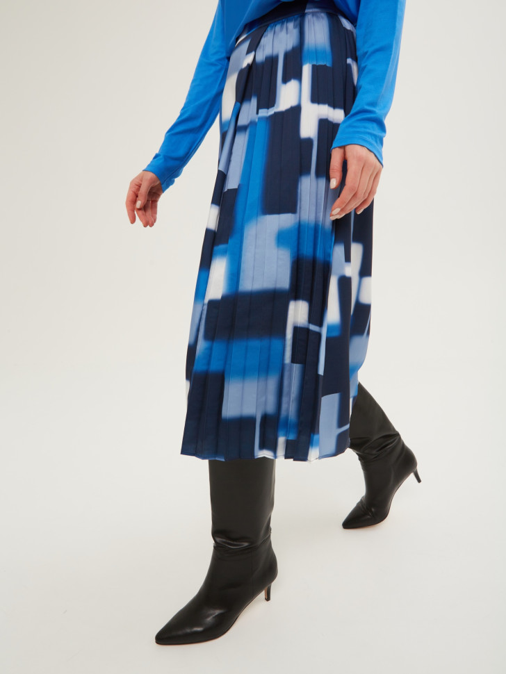 Юбка макси с принтом