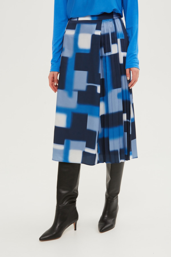 Юбка макси с принтом