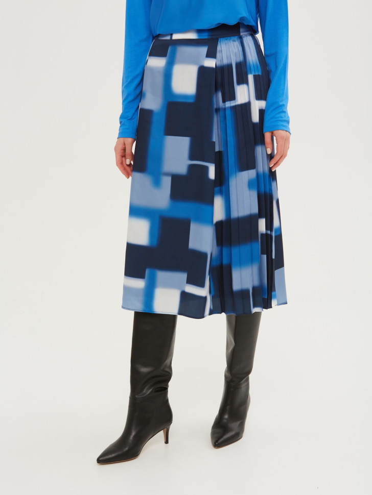 Юбка макси с принтом