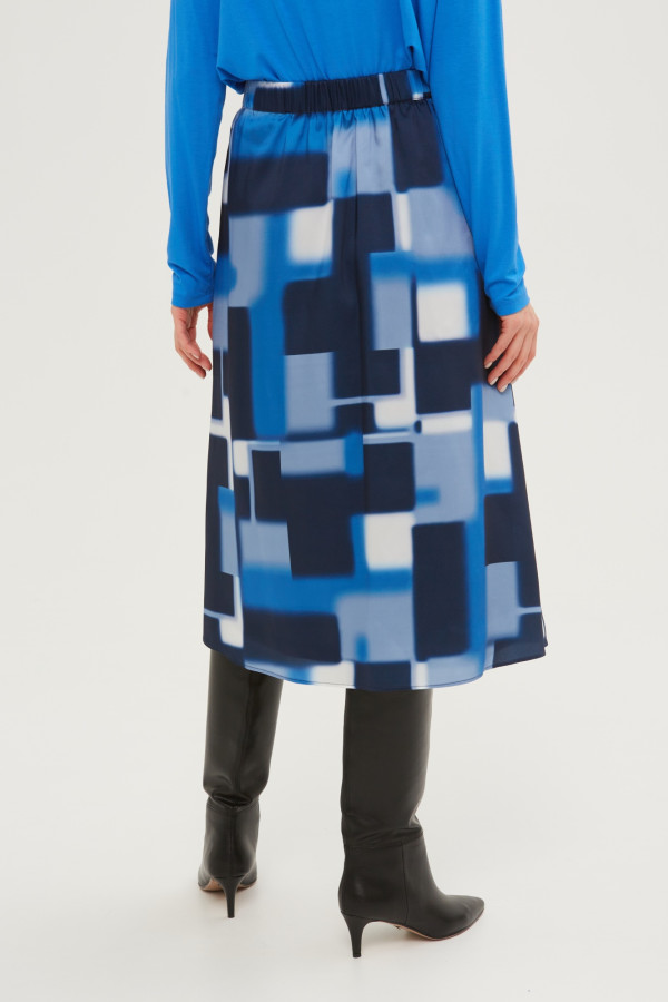 Юбка макси с принтом