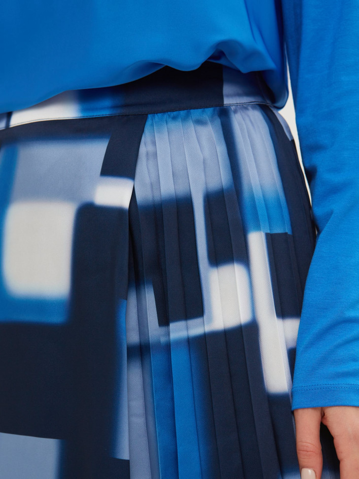 Юбка макси с принтом