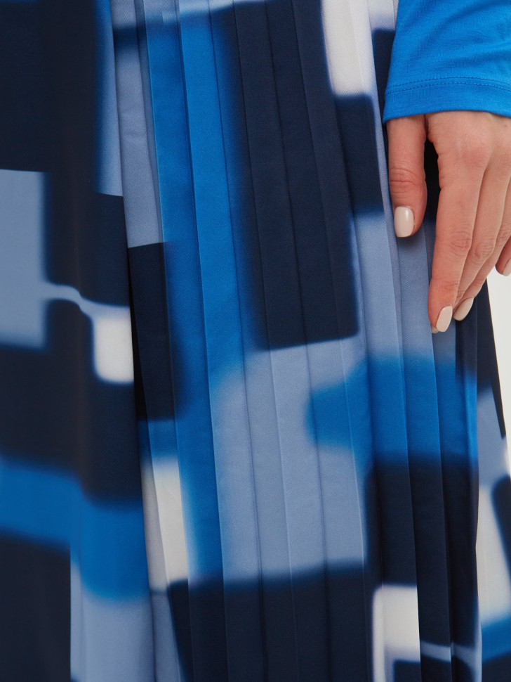 Юбка макси с принтом