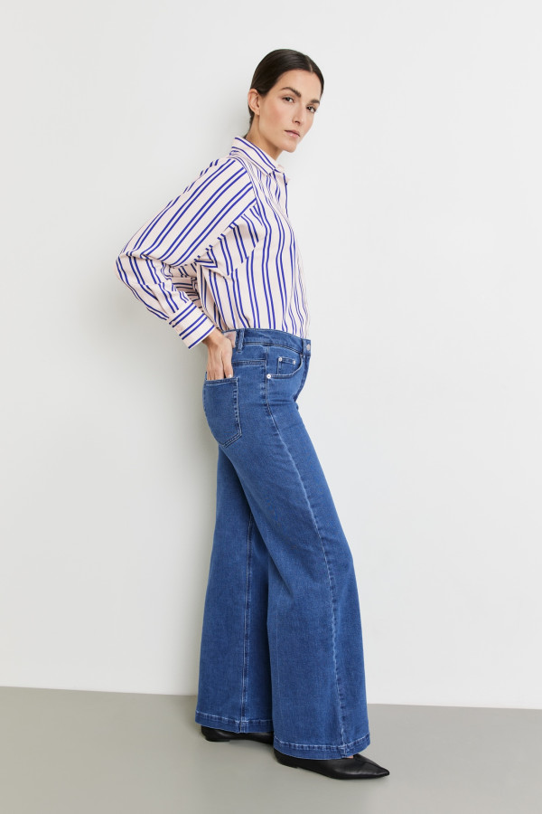 Джинсы широкие