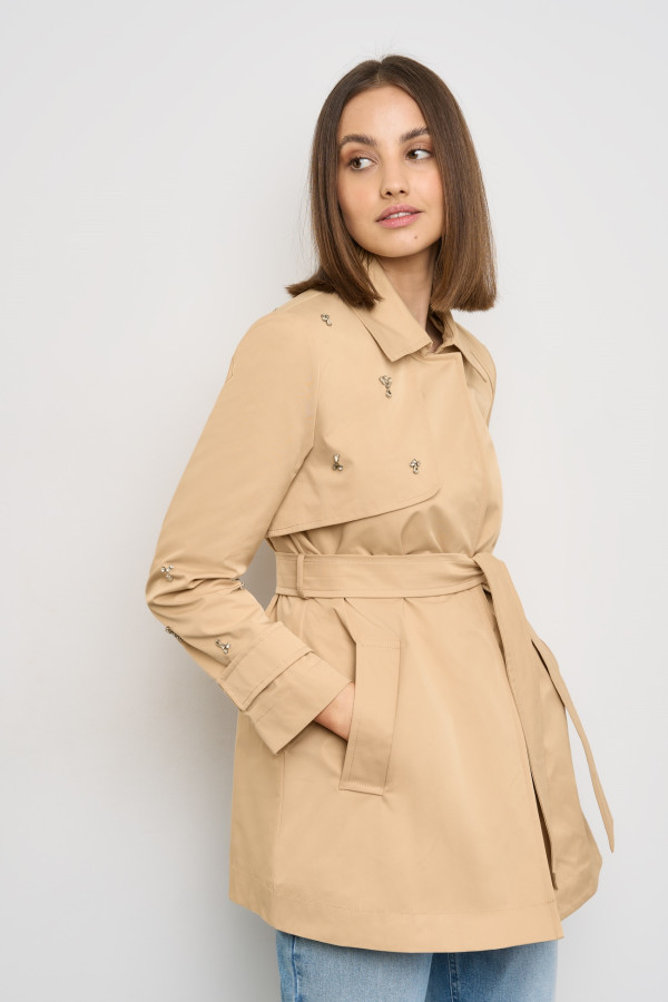 Тренч укороченный