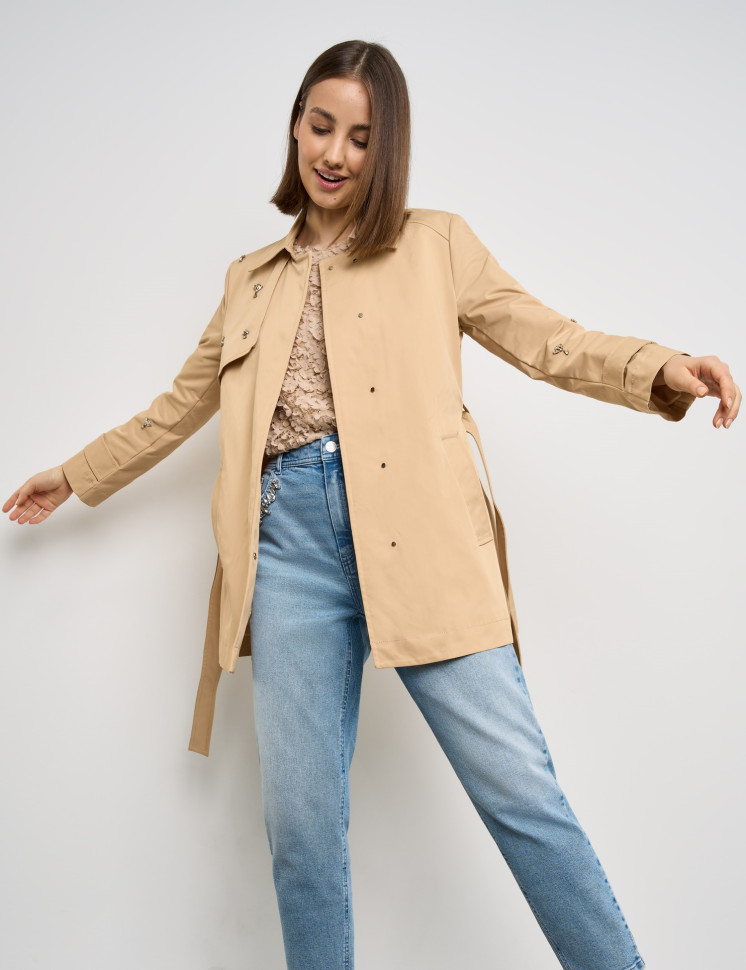 Тренч укороченный