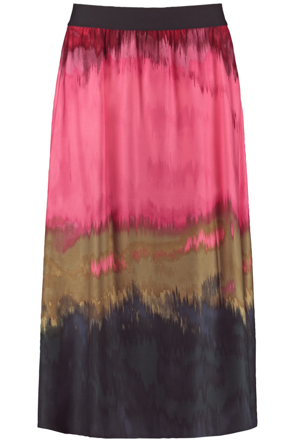 Юбка с принтом тай-дай