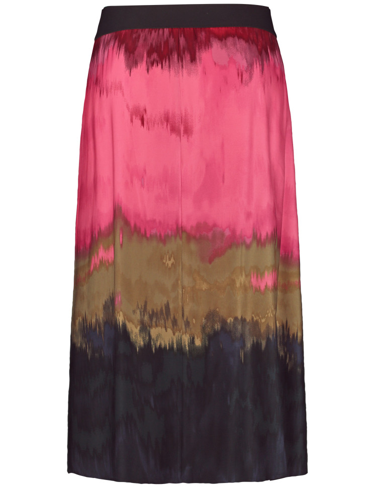 Юбка с принтом тай-дай