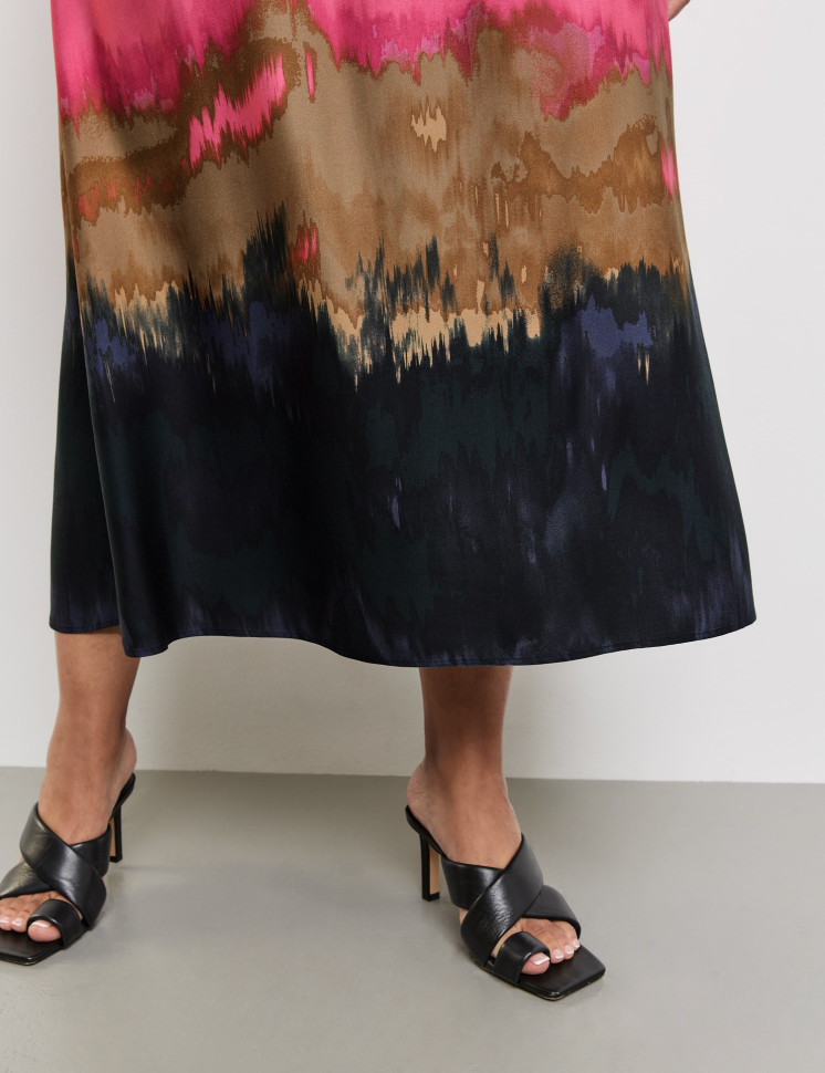 Юбка с принтом тай-дай