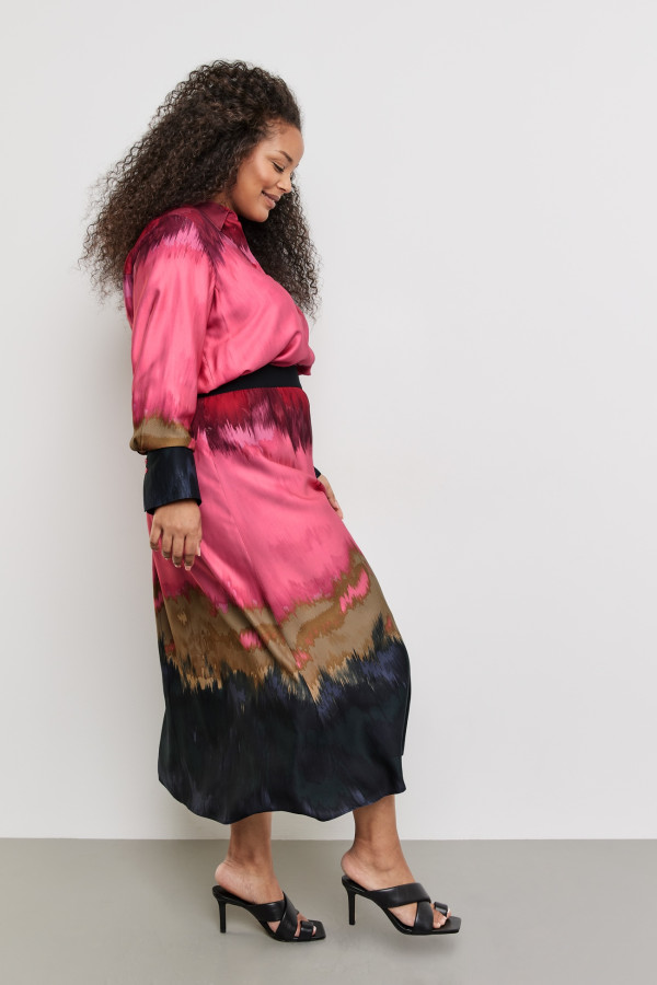 Юбка с принтом тай-дай