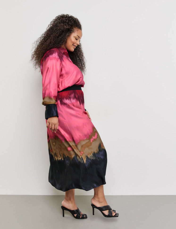 Юбка с принтом тай-дай