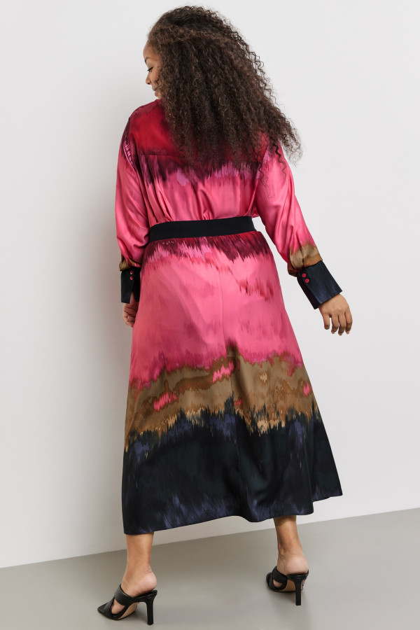 Юбка с принтом тай-дай