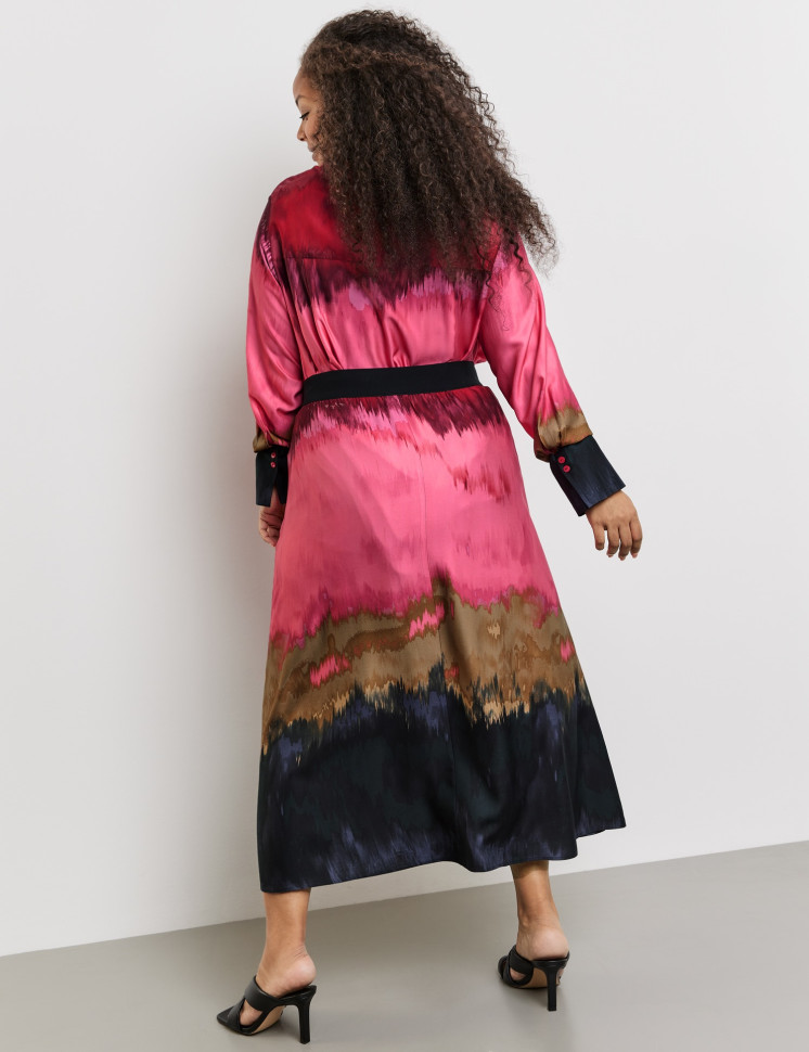 Юбка с принтом тай-дай