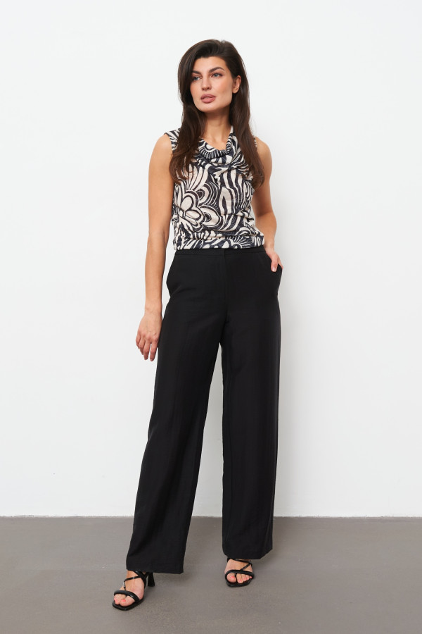 Брюки широкие